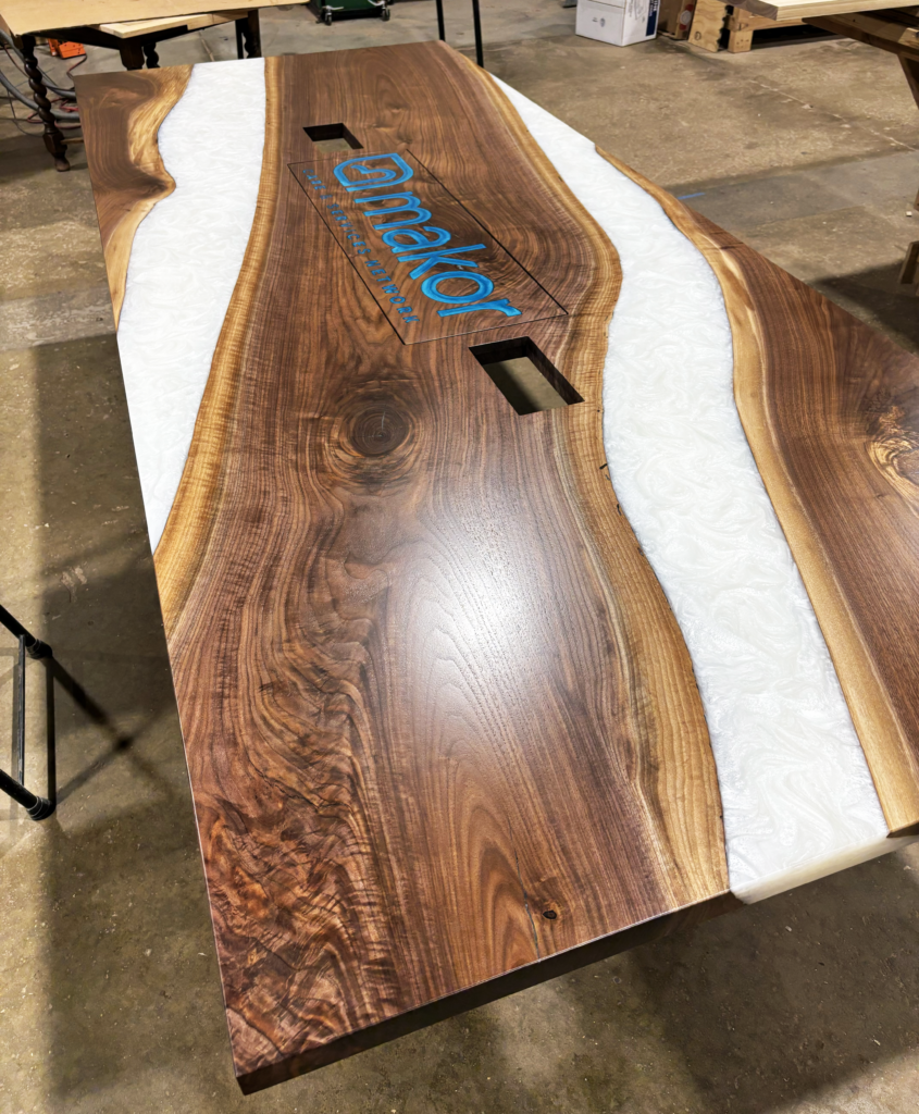 http://Conference%20Table%20With%20Inset%20Resin%20Logo%204