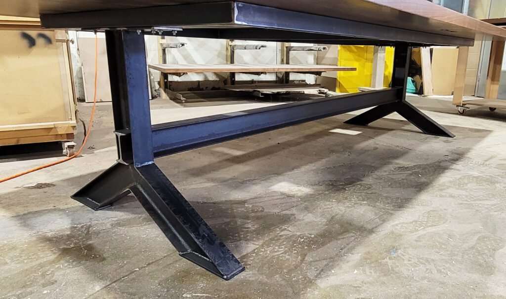 http://Walnut%20Conference%20Table%20With%20CNC%20Logo%20And%20Cable%20Grommets%203
