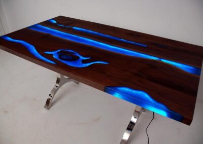 custom wood furniture in cleveland 2 dining table
