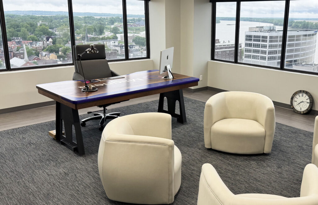 http://Custom%20Walnut%20Corporate%20Desk%20With%20Logo%202